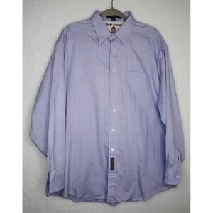 Tommy Hilfiger Men's Button Up Long Sleeve Striped Shirt Sz XL Casual Preppy